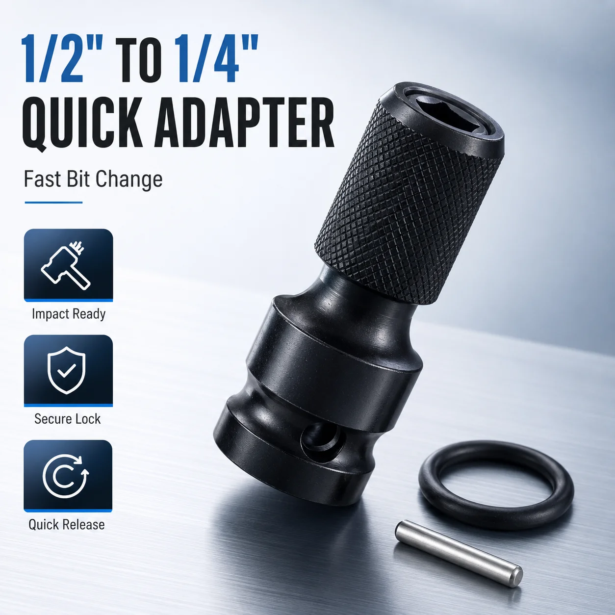 Power Tools In Automotive - Impact Wrench Hex Drill Adapter 1/2