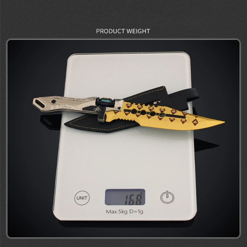 23 ซม./9.06in Arena Breakout ผู้ชนะใช้มีดทั้งหมดรุ่นโลหะผสมเกม Props ทางกายภาพเครื่องประดับของเล่นคอลเลกชันเดสก์ท็อปของขวัญ
