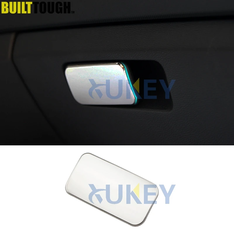For Hyundai Creta 2015 2016-2019 Chrome Glove Box Cover Sticker Interior Styling Glove Storage Box Decoration Molding