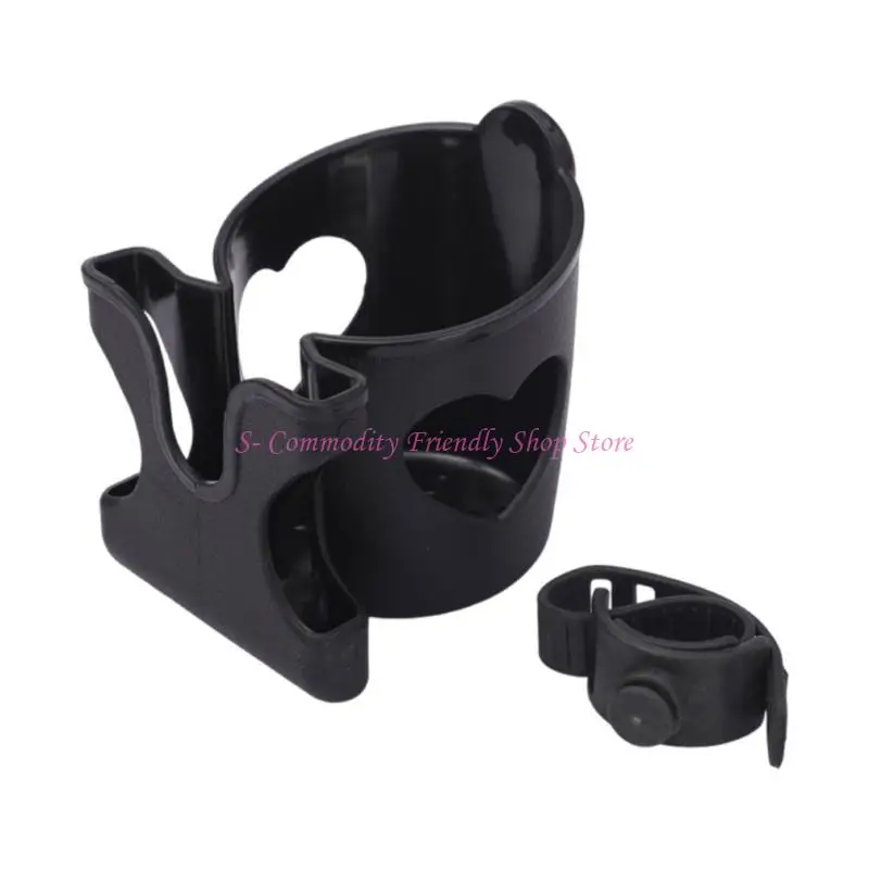 

85AE Universal 360 Degree Rotating Strollers Accessory Feature Cup Holder Phone Stand