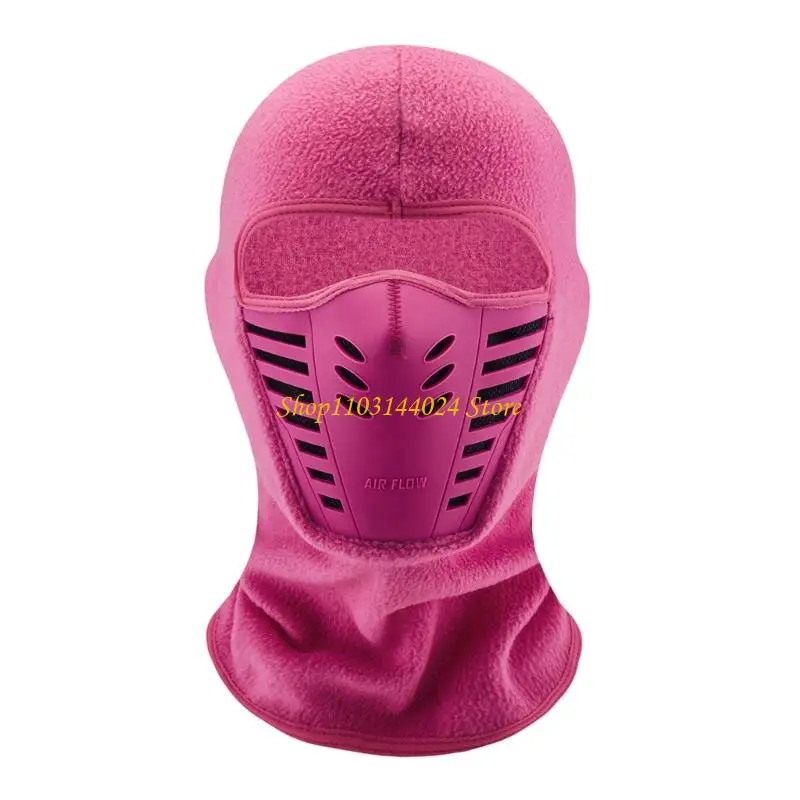 N5KE Skin Friendly Fleece Face Protector for Women During Winter Sports Head Cover