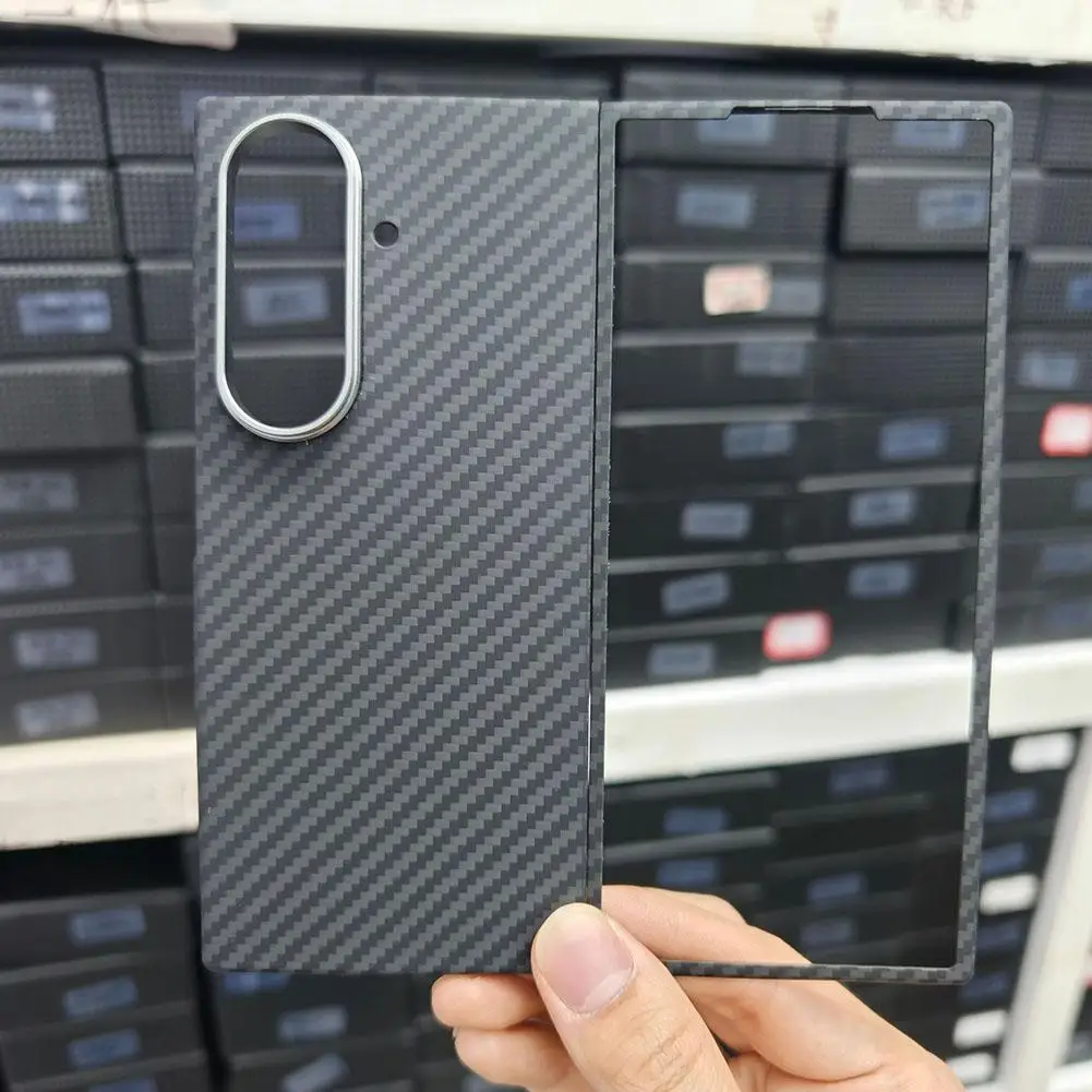 

Чехол для телефона из арамидного волокна для Samsung Galaxy Z Fold 7, полнозащитная пленка для экрана, магнитный чехол с защитой от падения T3G4