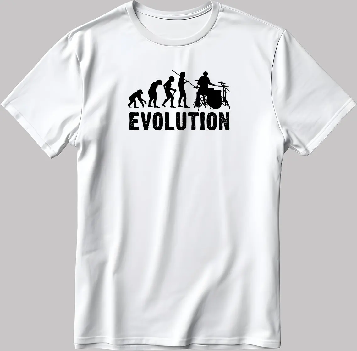 Evolution Figure White Black T Shirt K185