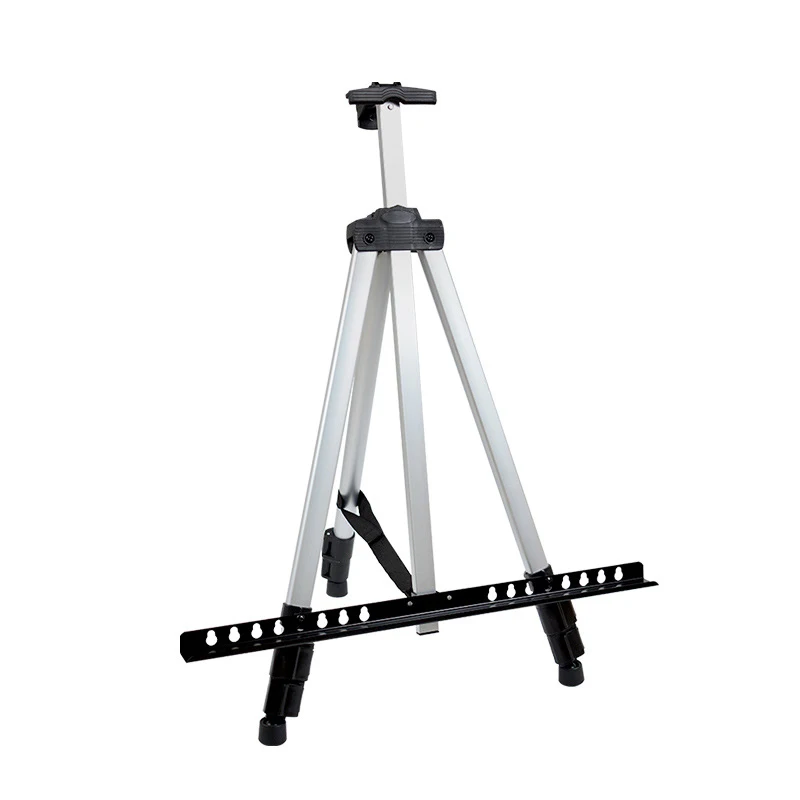 

Artist Easel Stand Aluminum Metal Adjustable Easel for Painting Canvases Height from 52-160cm, Carry Bag for Table-Top/Floor