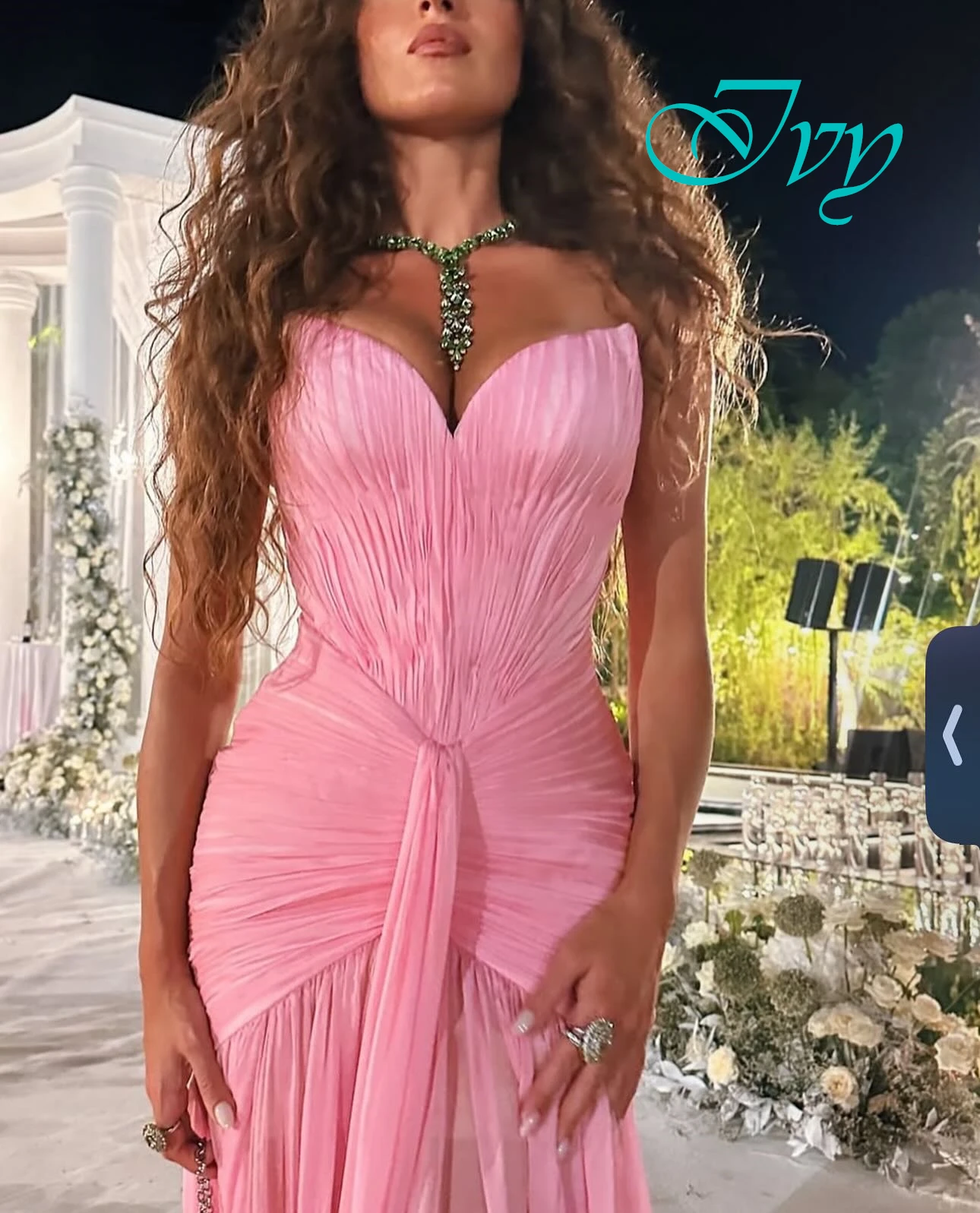 Gaun Malam Putri Duyung Sifon Elegan Kustom Gaun Prom Sayang Sederhana Gaun Acara Khusus Sapu Kereta Mewah