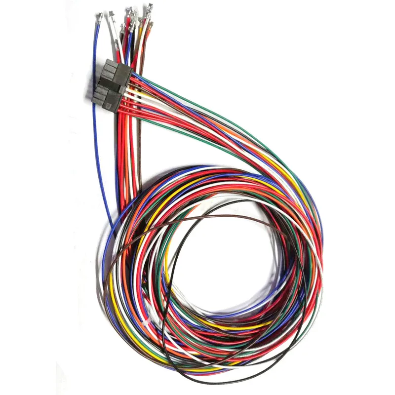 

1.2M 120CM 16PIN XH 2.54 16POS 24AWG Micro-Fit 3.0 43025 Molex 3.0 2x8pin 0430251600 16 pin WM2490-ND custom wire harness