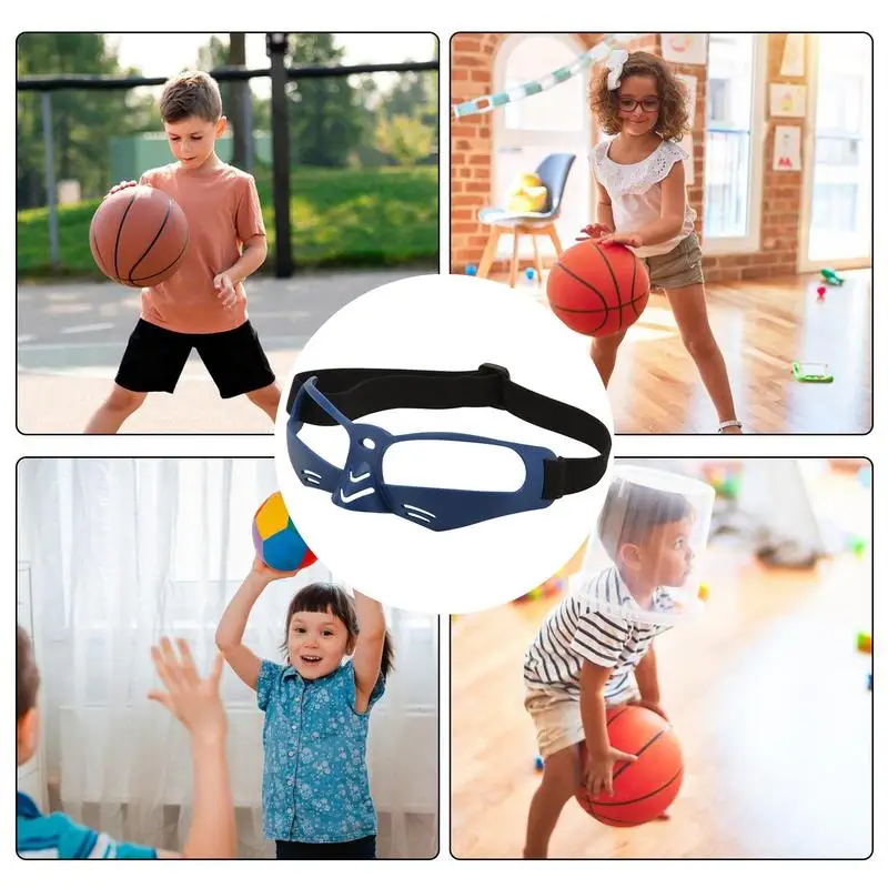 Dribbling-Brille, Jugend-Dribbling-Brille, Basketball, leichtes Sportzubehör für Jugendliche, Erwachsene, Kinder, Spieler zum Üben