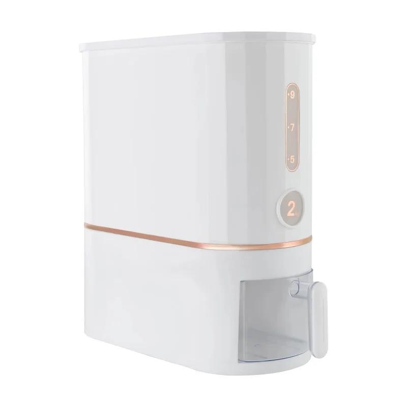 

for Easy AccessCereal Dispenser, 22.05 lbs Capacity, BPA-Free Material, Slim Design, Sloping Bottom, Transparent Cup
