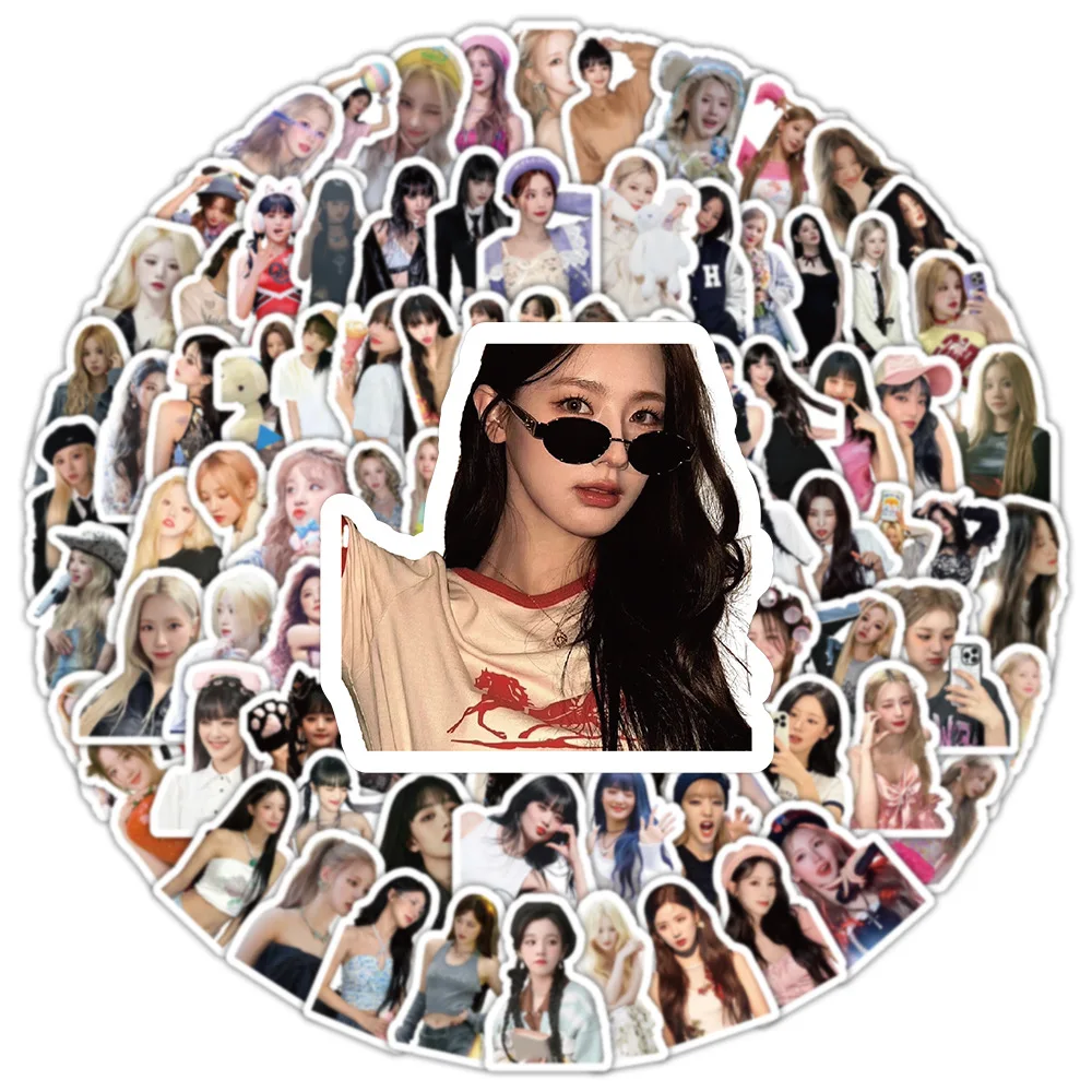 10/30/50/100PCS KPOP Korean Girl Group Gidle Stickers Personalized Graffiti DIY Laptop Skateboard Guitar Waterproof Decal Toy