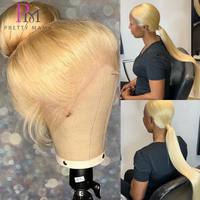 250 Density 360 Lace Front Wig Human Hair Brazilian Straight 613 Honey Blonde Wig Human Hair 13x6 13x4 Lace Frontal Wigs 38 Inch