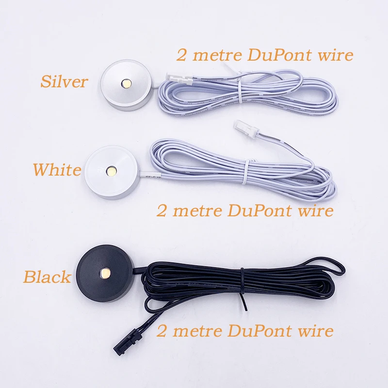 Ultra Slim 8mm USB Spotlight Downlight Round 5V 0.5W /12V 1W Jewellery Cabinet Wine Cabinet Display Cabinet Mini LED Warm White