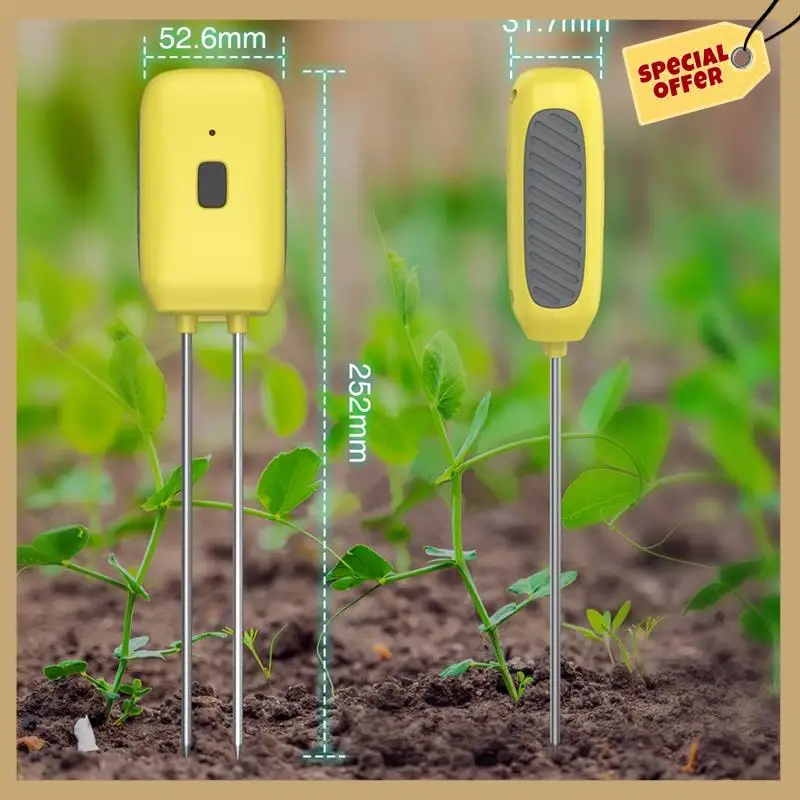 Tuya الذكية بلوتوث اختبار التربة درجة الحرارة مقياس الرطوبة مقاوم للماء مقياس الحرارة والرطوبة أتمتة كاشف الري-WMAN