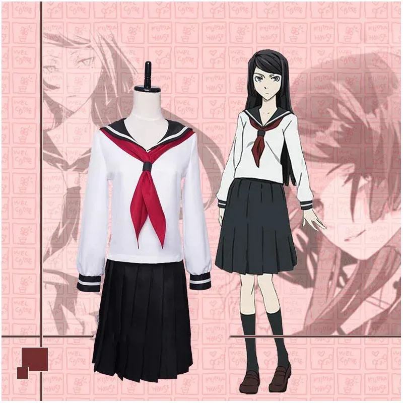 Anime Bungo Stray Dogs Naomi Tanizaki Costume Women School Uniform Shoes Top Skirt Outfit Girl JK Party Cosplay W HD9x;4'b,5;y,8 view 2