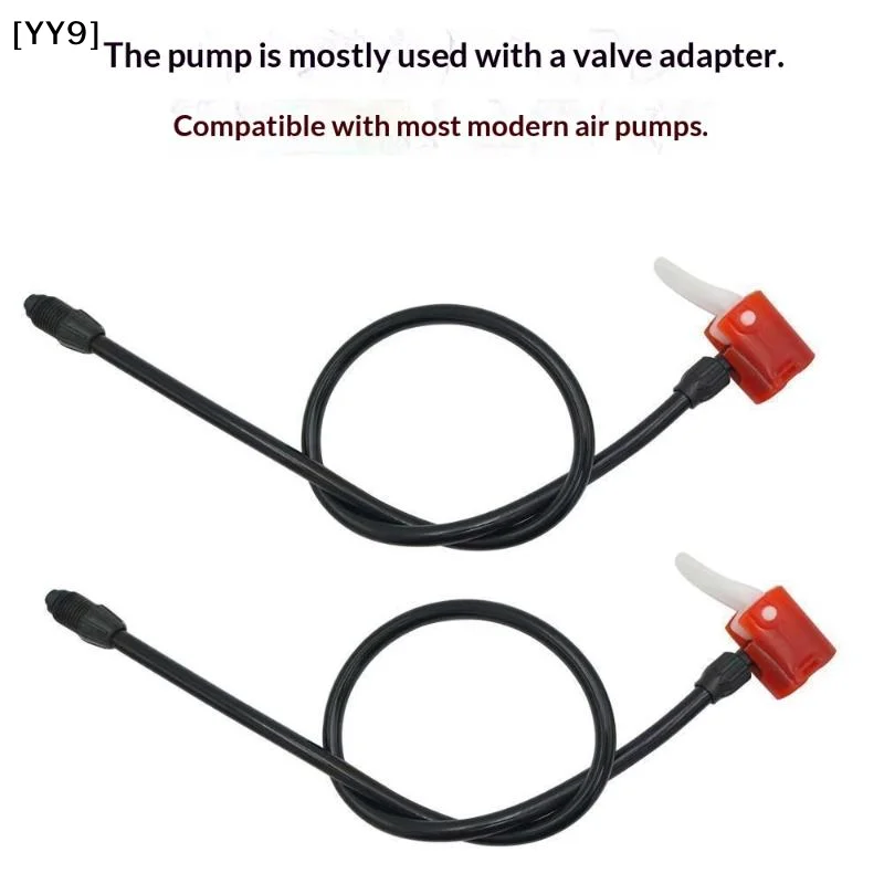 2 Pack Universal Bike Pump Air Hose Multi Use Nozzle Durable Build Fits Bike Tire Inflation Inflator Nozzles Accessories[YY9]