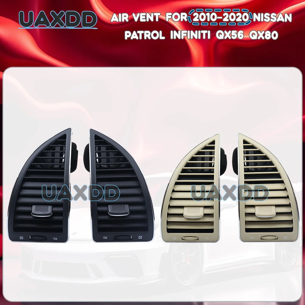 

AIR VENT For 2010-2020 Nissan Patrol Infiniti Qx56 QX80 Car Conditioning Interior AC Accessories Grille Dashboard Panel Outlet
