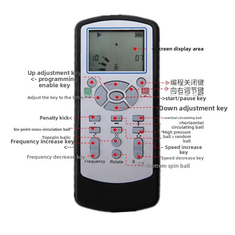 OGMAutomatic Tennis Serve Machine Remote Control Tennis Serve Machine Large Programming Tennis Serve Machine