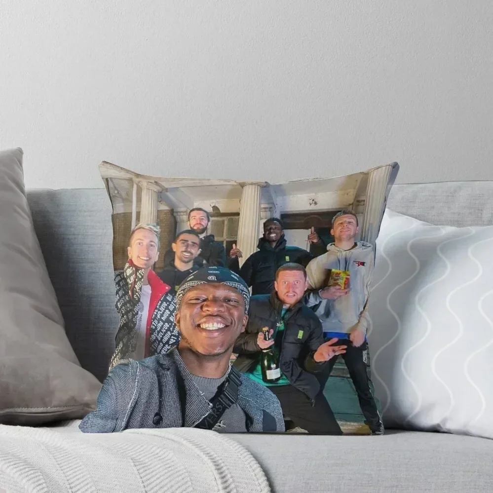 

Cute Sidemen Group Photo Throw Pillow Sitting Cushion Pillowcases For Pillows Cushion Child Room decorating items pillow