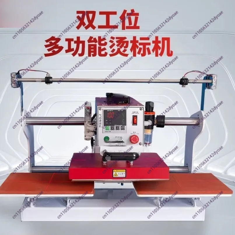 Pneumatic Heat Press Machine Small Heat Transfer Press for Label Shirt T Shirt Printing