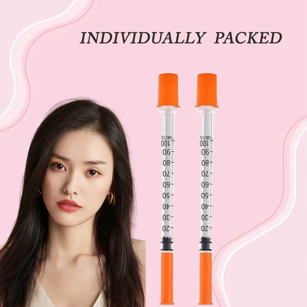 Disposable syringe, individually packaged, precise and hygienic, laboratory-specific