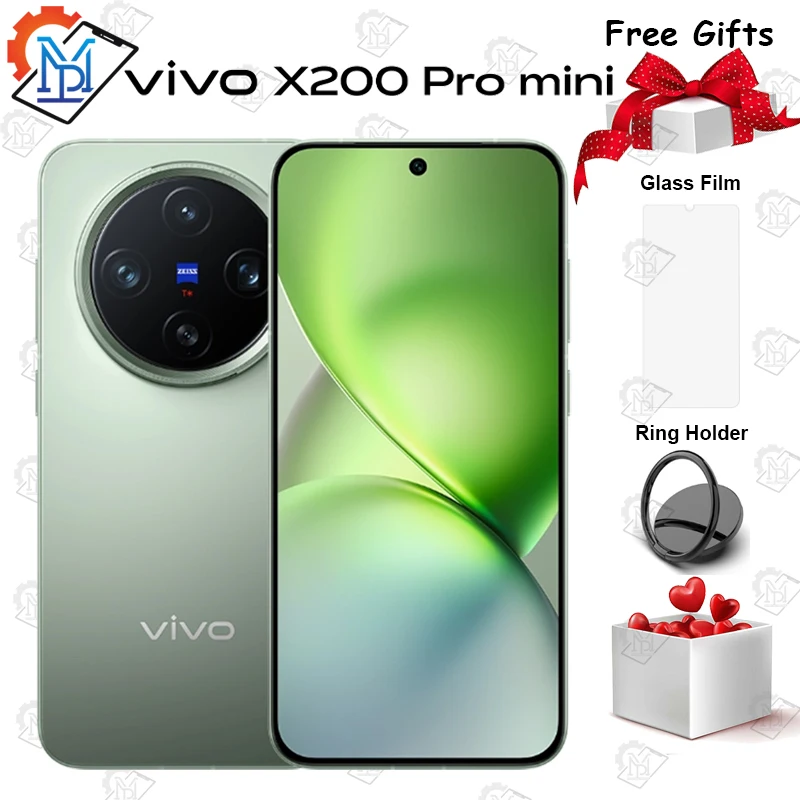 Original Vivo X200 Pro Mini 5G Mobile Phone 6.31 Inches 120Hz Screen Dimensity 9400 Camera 50MP 90W SuperCharge NFC Smartphone