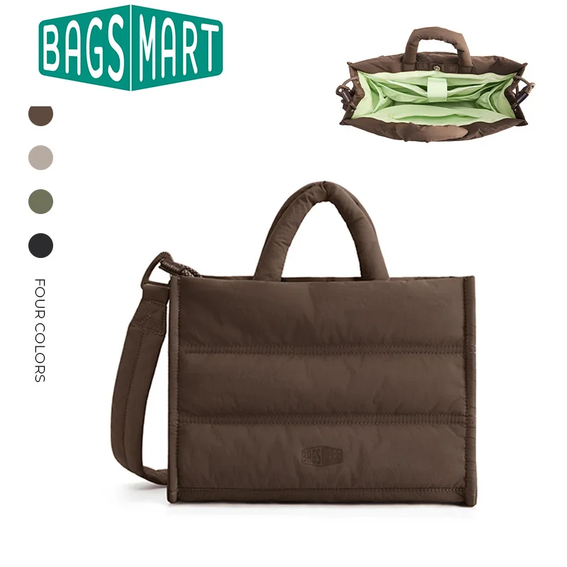 

BAGSMART Crossbody Bags for Women 14 Inch Laptop Tote Bag Waterproof Anti-theft Magnetic Buckle Large Capacity Multiway Handbag
