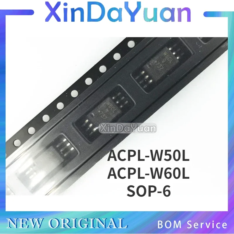 5 pcs ACPL-W50L ACPL-W60L SOP-6 Desktop Logic Output High Speed Optocoupler Isolator