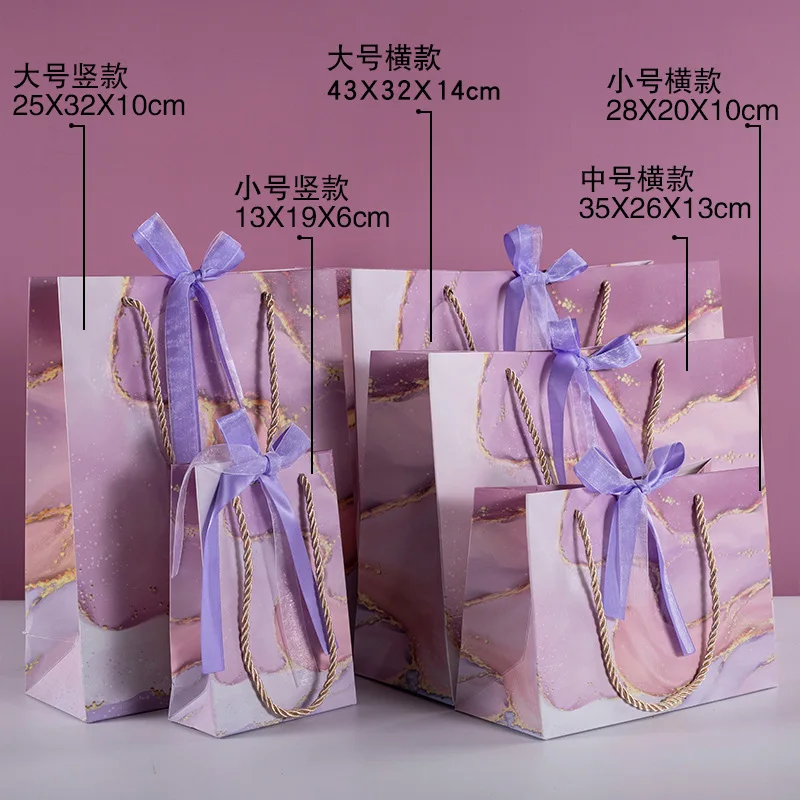 Customized. Nordic Ins Fashion Bag Marbling Wedding Wedding Candy Bag Portable Cloth Bag