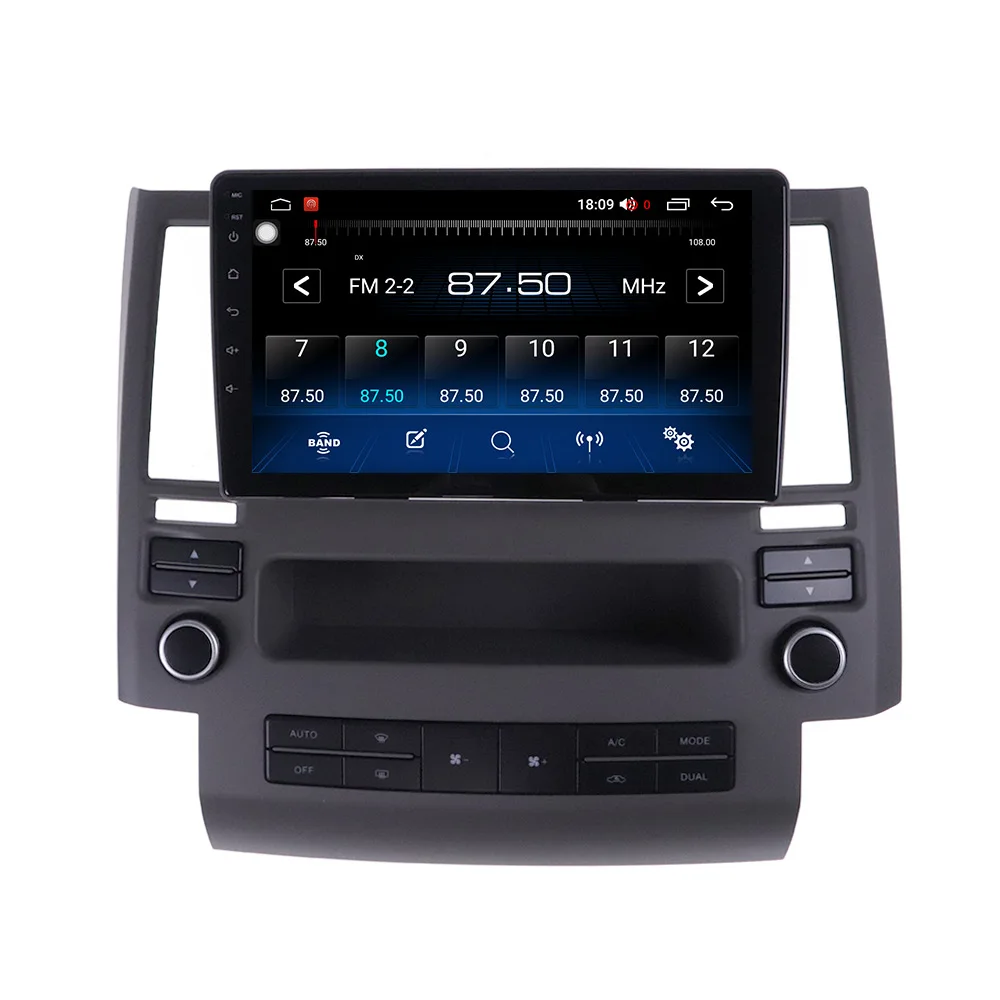 Dla Infiniti FX FX35 FX45 2003-2009 Carplay WIFI nawigacja samochodowa GPS odtwarzacz multimedialny radioodtwarzacz audio radio samochodowe