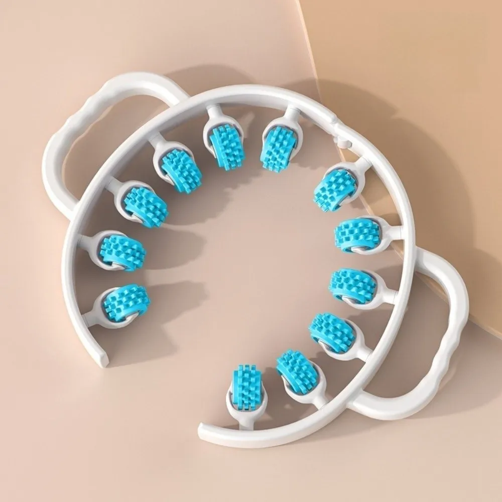 

Ручной роликовый массажер для ног, антицеллюлитный резиновый массажер для мышц, расслабление мышц, косметический ролик, тренажер для мышц тазового дна