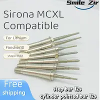 Sirona Cerec MCXL fresas paso fresa cilindro puntiagudo herramientas de molienda para laboratorio Dental Sirona Cerec Inlab bloques de disilicato de litio