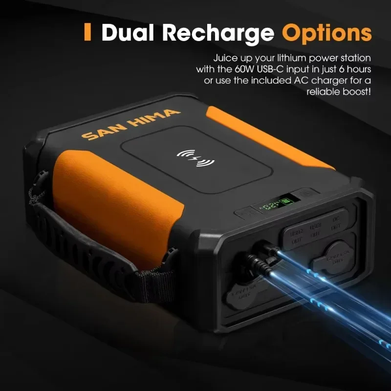 Wireless Charging 150W Por Camping Power Pack Lithium Battery Pack Power Station