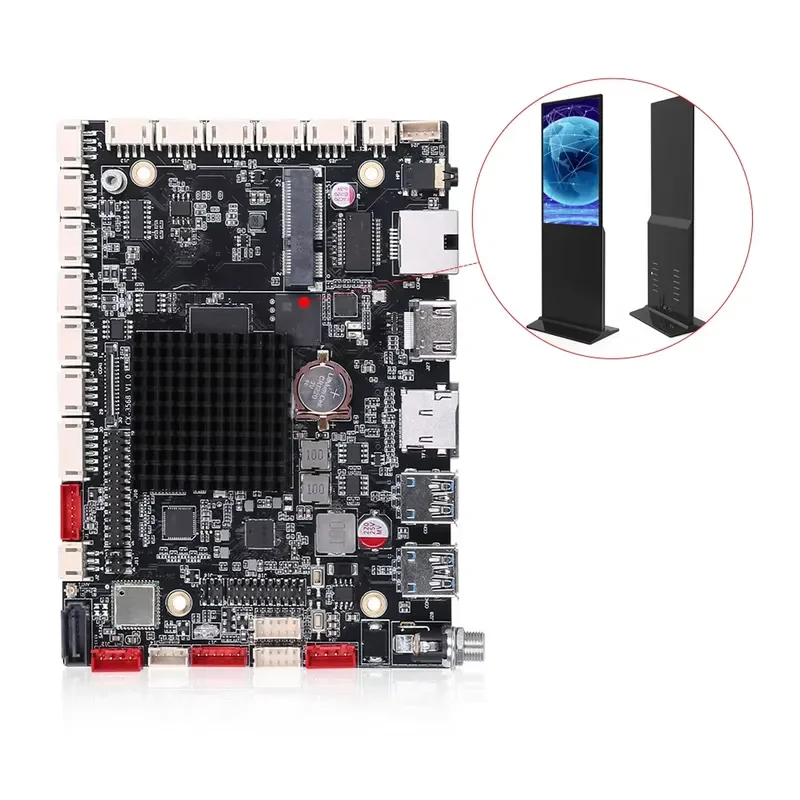 Hot Selling Rockchip RK3568 Development Board Cortex A55 1TOPS NPU AI 2GB 32GB Android Mainboard with 4G LTE WIFI LCD LVDS