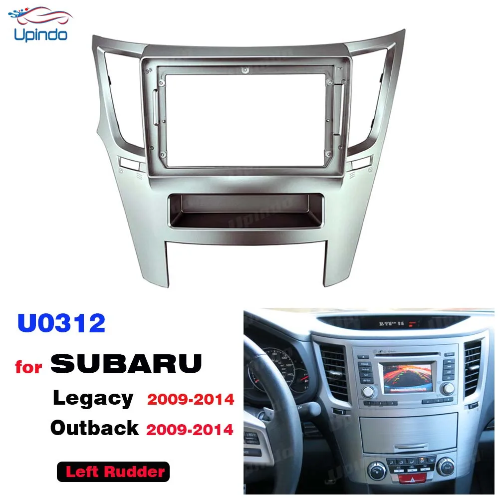 

2 Din 9" Android Car Stereo Dash Frame Kit GPS MP5 Radio Fascia Plane Frame for SUBARU Legacy Outback Left Rudder 2009-2014