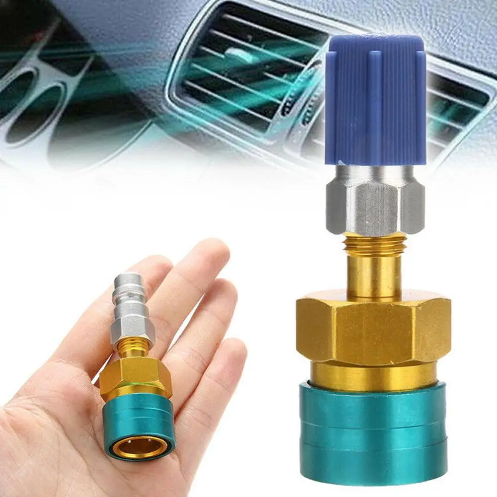 Automotive Air Conditioning Refrigerant Fluoride Quick Liquid Parts Auto Filling Simple Nozzle Connector Connection Connect