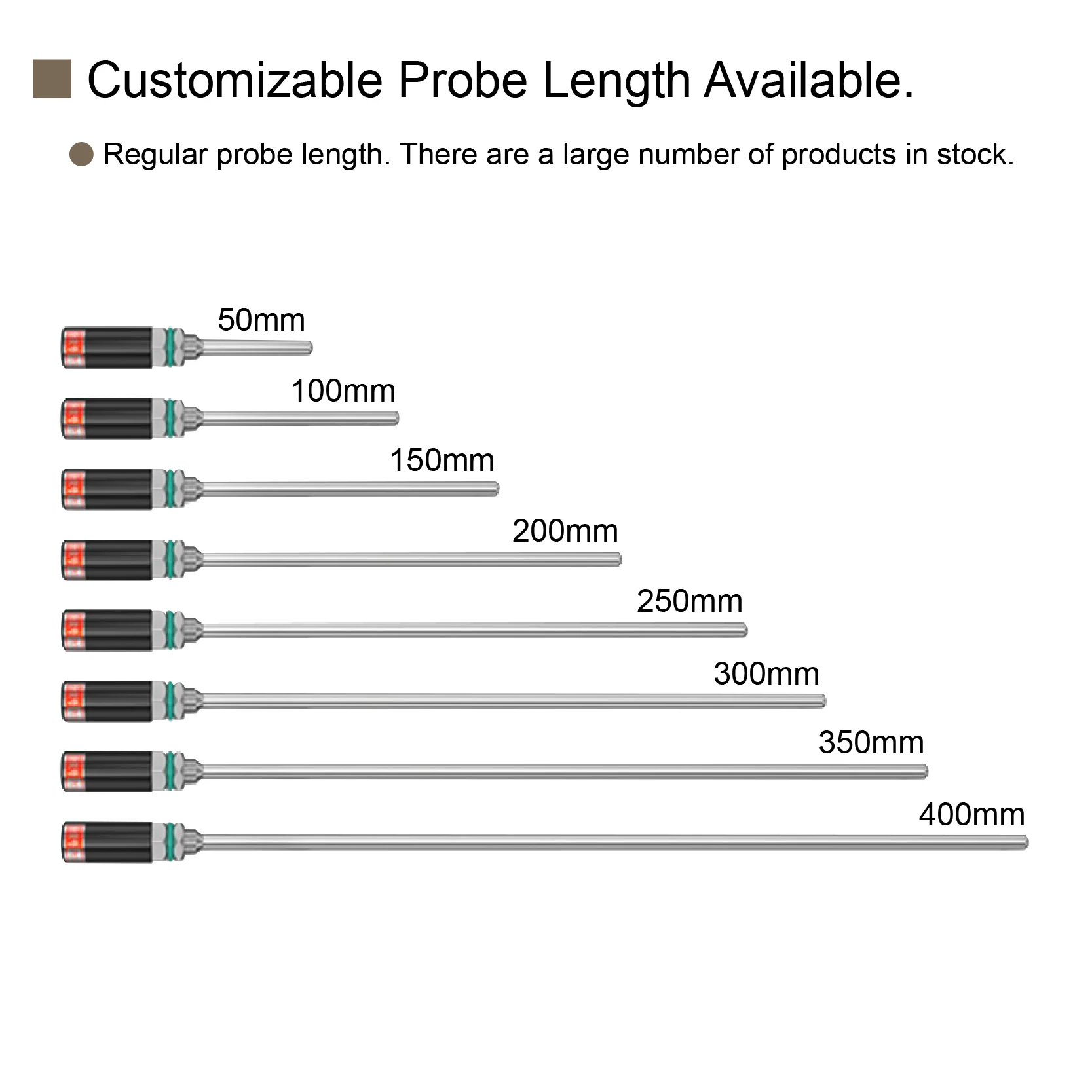 RTD Thermocouple High-Precision Liquid Surface Temperature Sensor Stainless Steel Waterproof Temperature Sensor