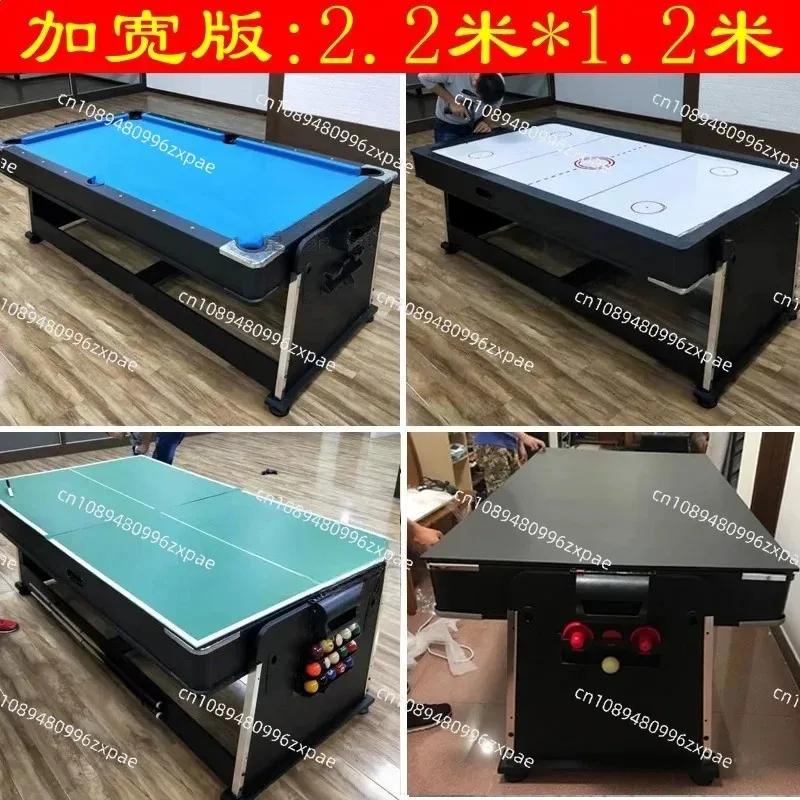 4-In-1 Rotary Multifunctional Billiards, Table Tennis, Ice Hockey, Conference, Dining Table