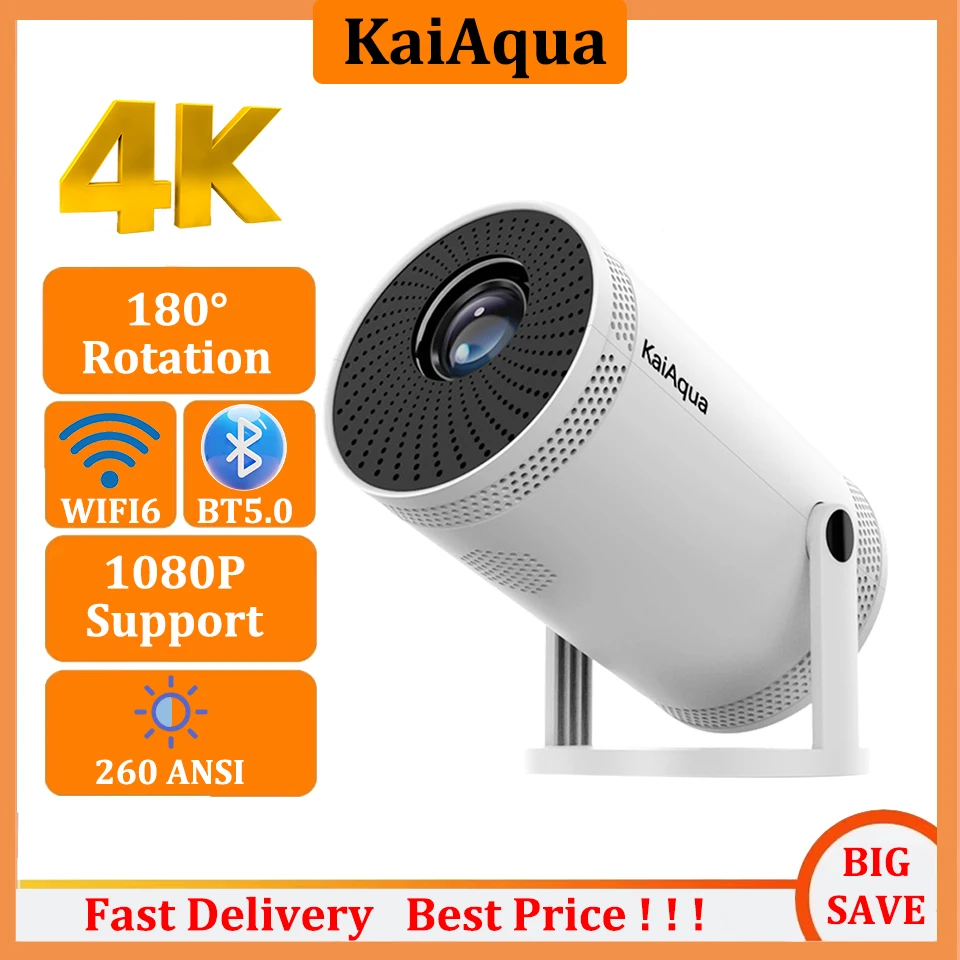 kaiaqua-fy300-4k-260-ansi-ポータブルプロジェクター-1080p-サポート-wifi-bt50-自動キーストーンホームシネマシアターミニプロジェクタークリスマス