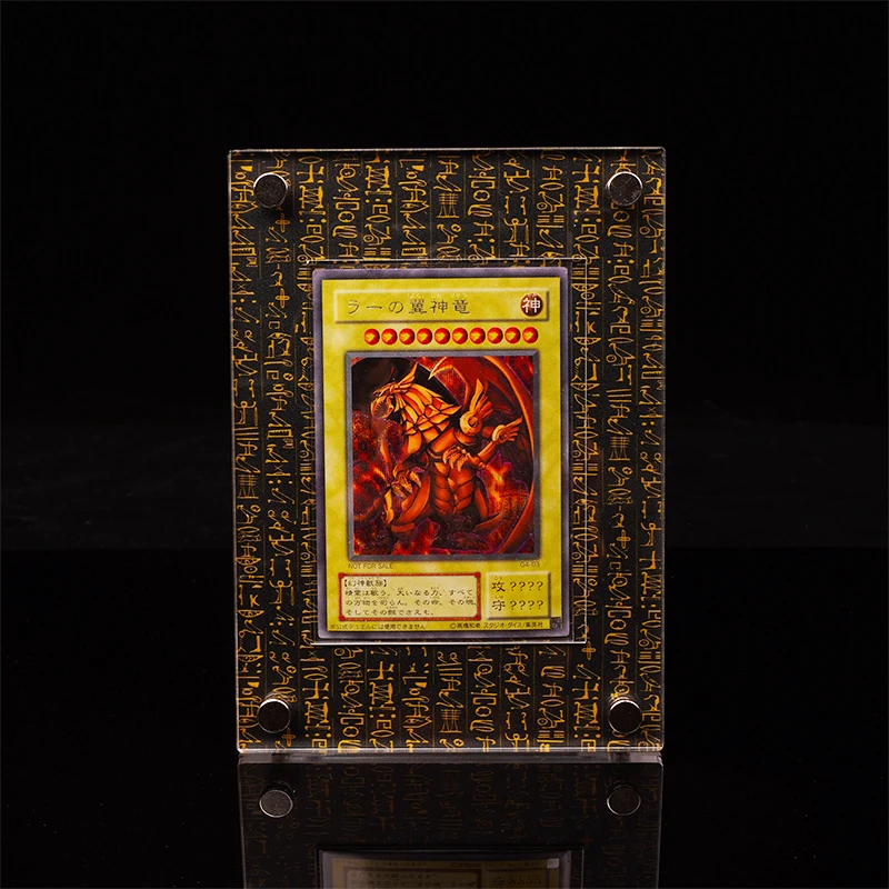 PTCG Pokemon Yu-GI-Oh Card Brick Sports Trading Card Acrylic Egyptian Script Frame Sakura Frame Card Not Included Second Wave