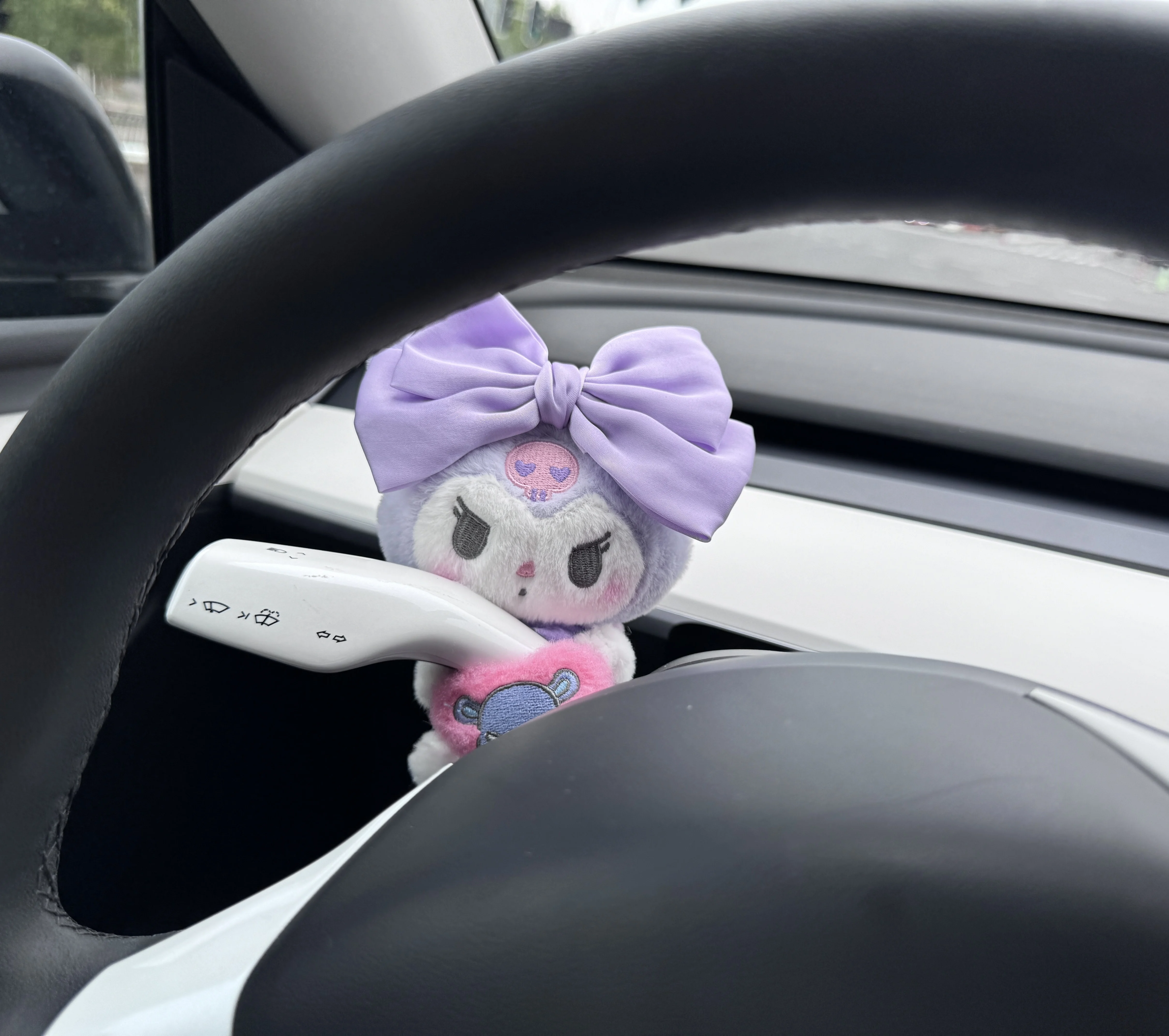 Sanrio Anime Melody Cinnamoroll Kuromi Fender Decoration  Kirby Steering Lights Wiper Wye Shield Ornaments Car Accessories