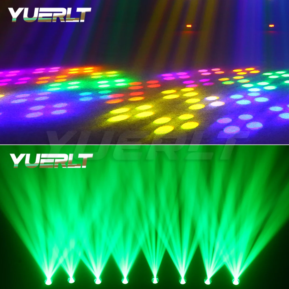 1/2/4Pcs LED Moving Head Light Wiht Ring 200W Beam+Spot+18 Prism+Rainbow Effect Stage Lighting Dmx DJ Disco Party Wedding Stage