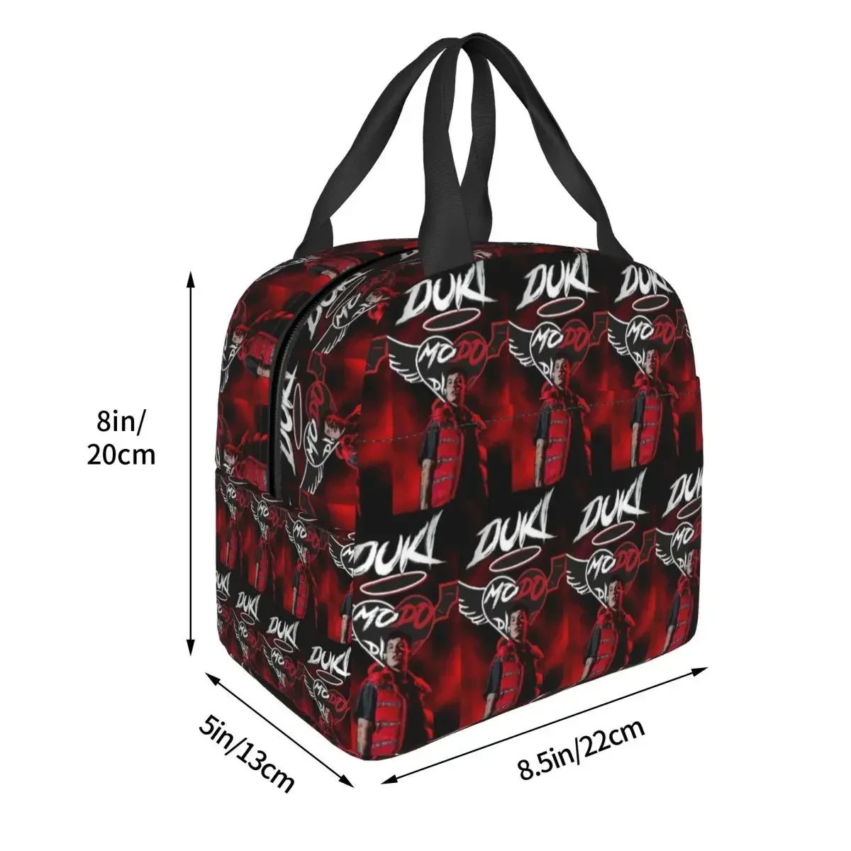 Duki Singer Rapper Accessories Insulated Lunch Bag for Women Children Leakproof Food Boxes Thermal Lunch Box Tote