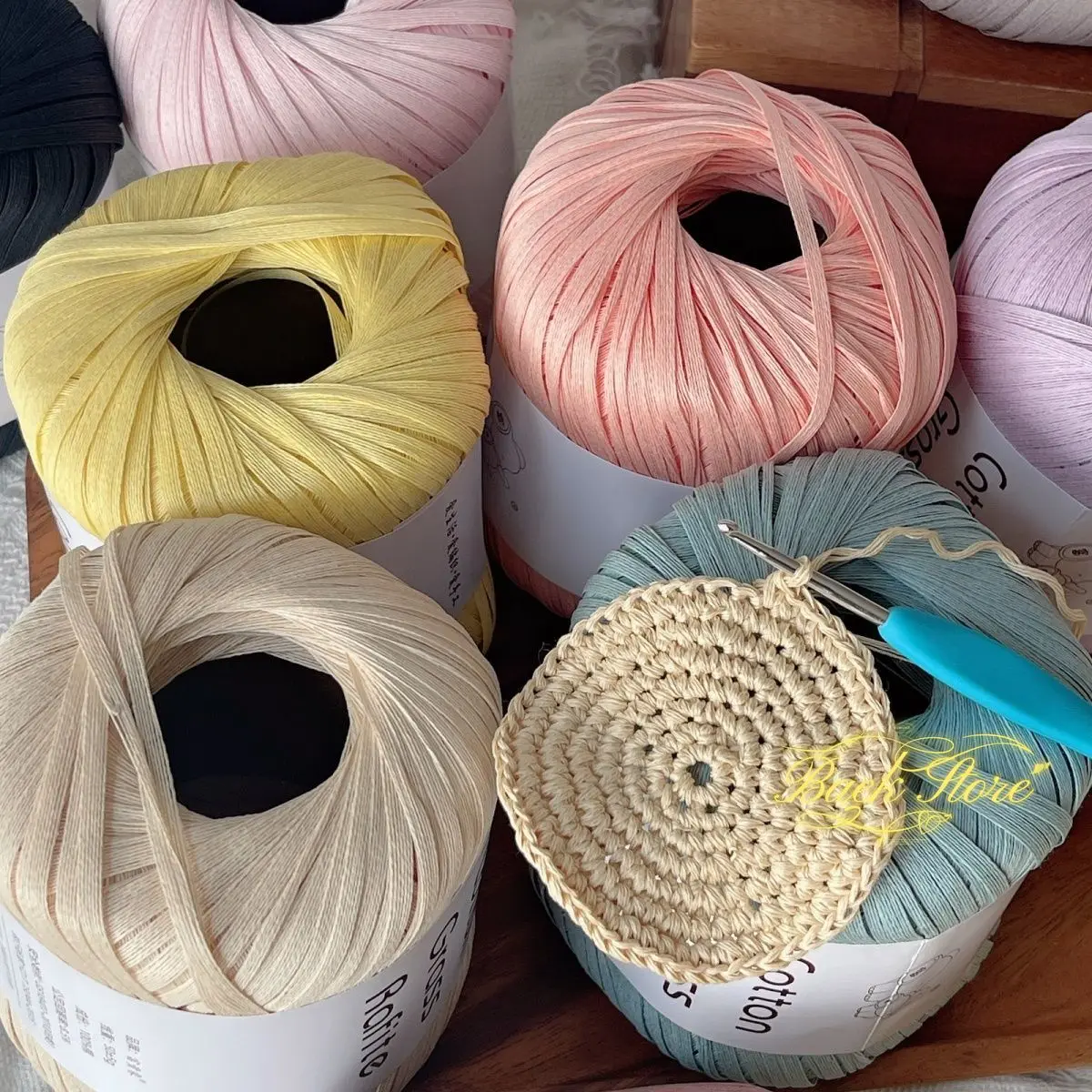 102 M/rollo de hilo de rafia Multicolor para bricolaje, sombrero para el sol de verano tejido a mano, bolsa de playa, tejido de ganchillo, hilo de cuerda para envolver regalos de fiesta