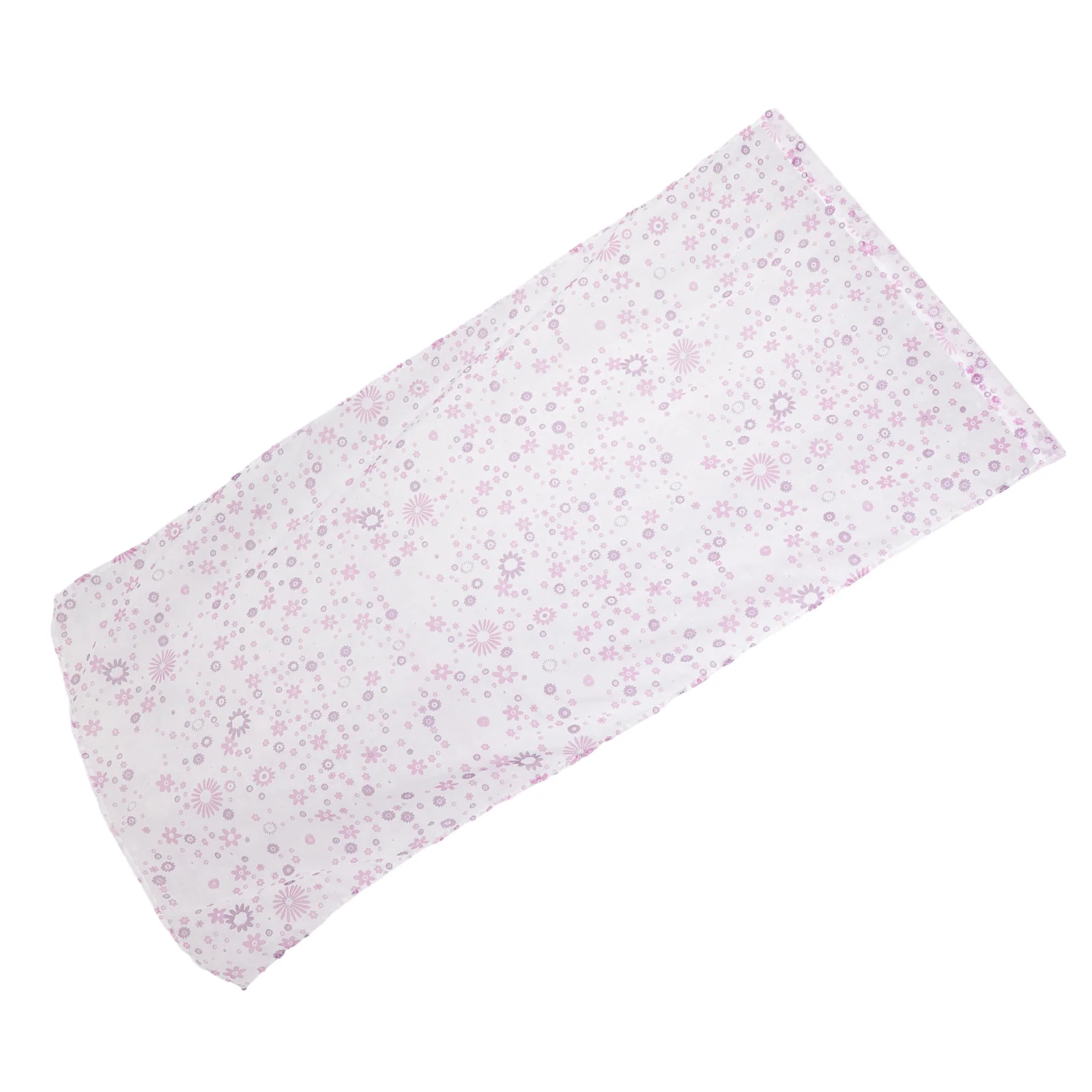 Zasłony przezroczyste 100x200 cm, fioletowy wzór kwiatowy, woal, tiul, do sypialni, łazienki, dekoracja okien i drzwi, panel zasłonowy.