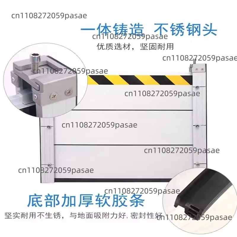 Stainless steel flood control water retaining plate Aluminum alloy  waterproof plate Flood control gate water retaining plate
