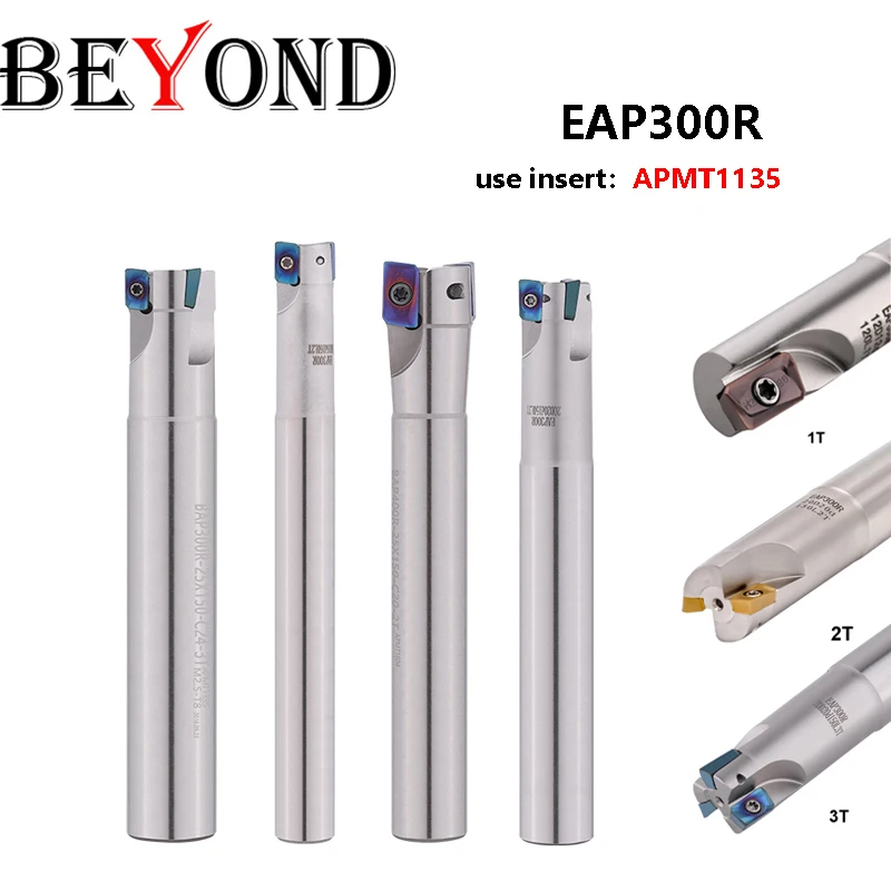 Beyond-cnc Ferramenta de Suporte do Cortador de Fresagem Eap300r Ângulo Direito Apmt1135 C251503t C10 C12 C20 C25 mm 1pc