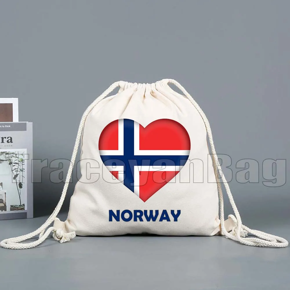 Maldive Norvegia Palestina Islanda Corea del Sud Spagna Svezia Ucraina Iran Yemen Cuore Bandiera Tela Borsa con coulisse Zaino Sackpack