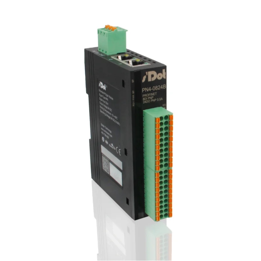 Remote IO I/O Module Profinet Integrated 8-Channel Digital Input 24-Channel Digital Output 8 DI 24 DO PNP | PN4-0824B