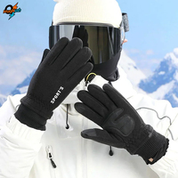 MuqiNush 1 pair Cycling Gloves Thermal Winter Warm Windproof Waterproof Skiing With Touchscreen Fingers Men Women cold Weather
