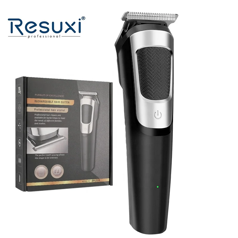 

Resuxi BR-2318 Wireless Salon Rechargeable Hair Cutter Electric Hair Trimmer Body Trimmer for Man