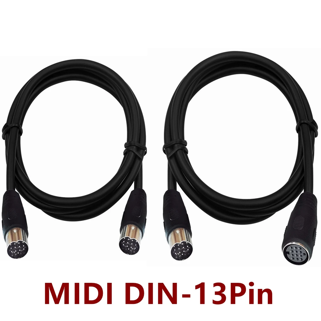 3m 1.5m MIDI DIN 13Pin Cable Male To Female 13-Pin Extended Cable Large 13PIN Beauty Equipment Line Stage Atomizer Cable Cord